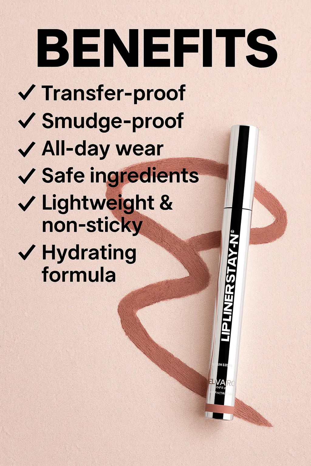 ELVARO Stay-Line™ Peel-Off Lip Liner Elvaro